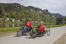Auf dem Elberadweg