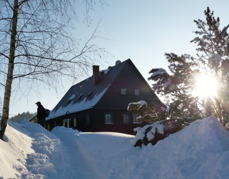 Winter Waldarbeiterstube