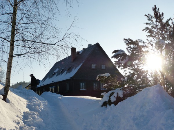 Winter Waldarbeiterstube